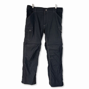 KUHL Charcoal Renegade Convertible Stealth Zip Off Cargo Pants Men's Size 36X30